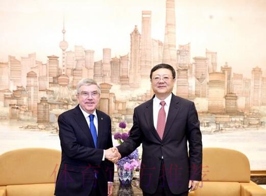 高志丹会见国际奥委会主席巴赫